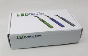 Box of rainbow curing lights