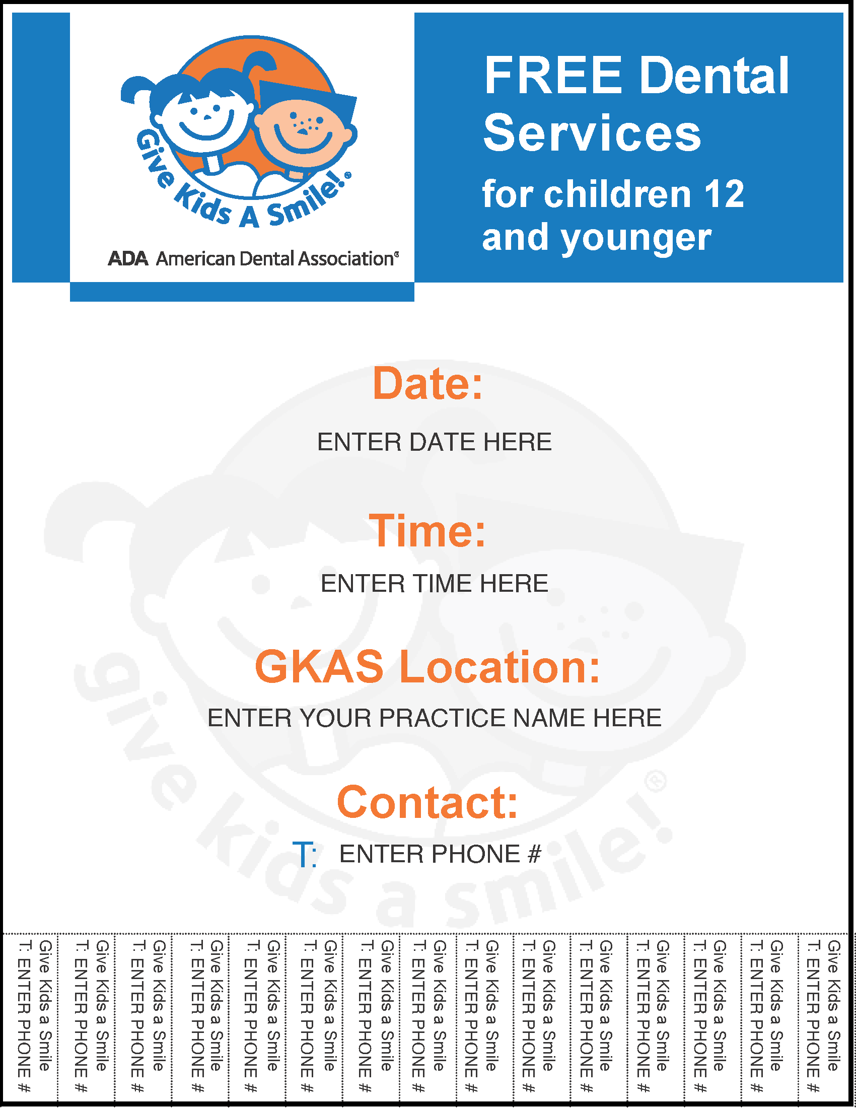 Customizable Tab Flyer- GKAS 2025